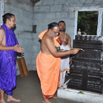 Formalities of Chala Brindavana Prathistapane on 15Aug2012