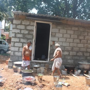 Sri Rama Rao - Volunteer Devotee Preparing Prasadam in Jan 2013(1)